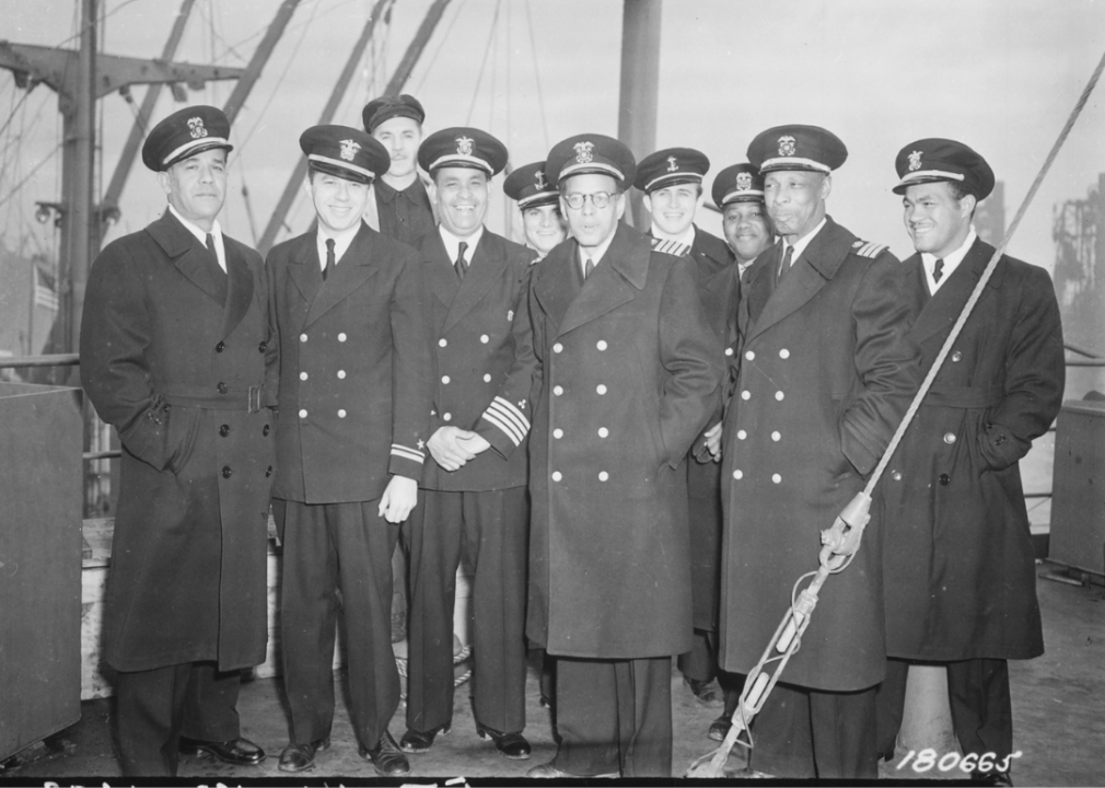 1942: Hugh Mulzac becomes the first African American captain to command an integrated crew